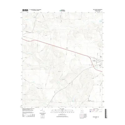 2014 Map of Butler West, 2014 Print