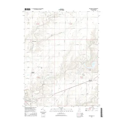 2016 Map of Butlerville, 2016 Print