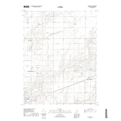 2019 Map of Butlerville, 2019 Print
