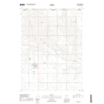 2017 Map of Butte, 2017 Print