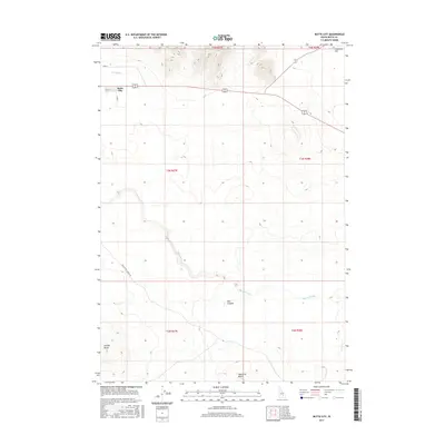 2017 Map of Butte City, 2017 Print
