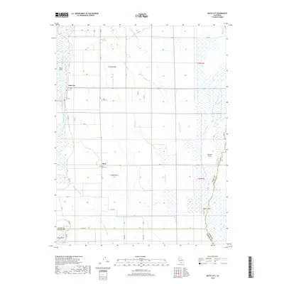 2018 Map of Butte City, 2018 Print