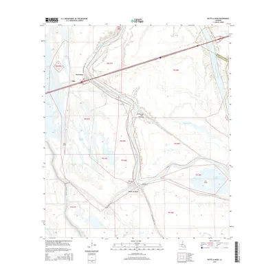 2015 Map of Butte La Rose, 2015 Print