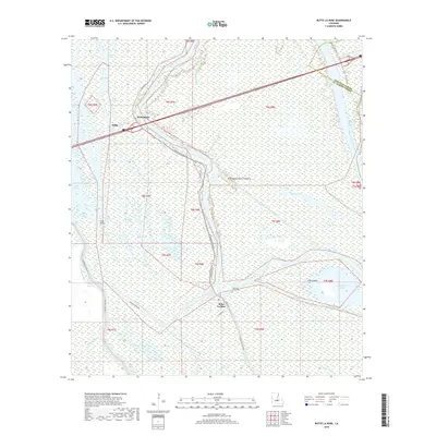 2018 Map of Butte La Rose, 2018 Print