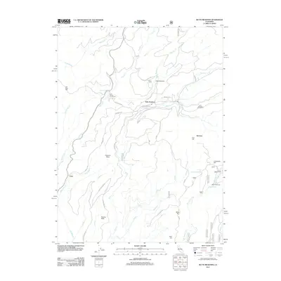 2012 Map of Butte Meadows, 2012 Print