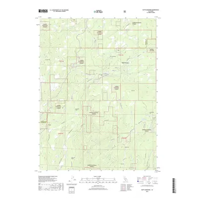 2018 Map of Butte Meadows, 2018 Print
