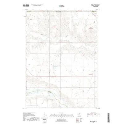 2017 Map of Butte NW, 2017 Print
