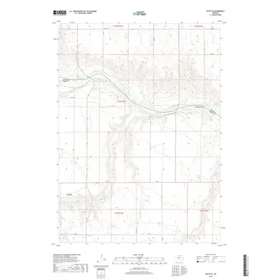 2017 Map of Butte SE, 2017 Print