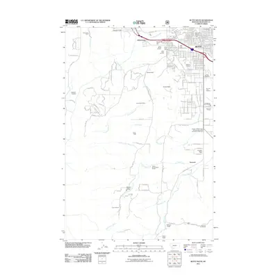 2011 Map of Butte South, 2011 Print