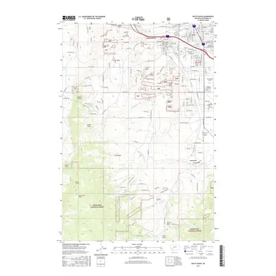 2017 Map of Butte South, 2017 Print