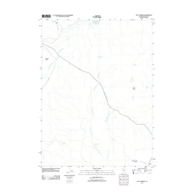 2011 Map of Butte Spring, 2011 Print