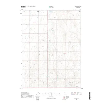 2018 Map of Butte Spring, 2018 Print