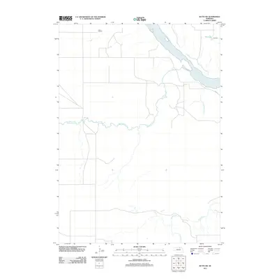 2011 Map of Butte SW, 2011 Print