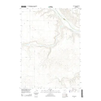 2014 Map of Butte SW, 2014 Print