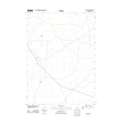 2012 Map of Butte Well, 2012 Print