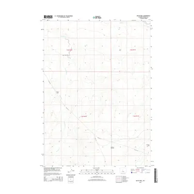 2015 Map of Butte Well, 2015 Print