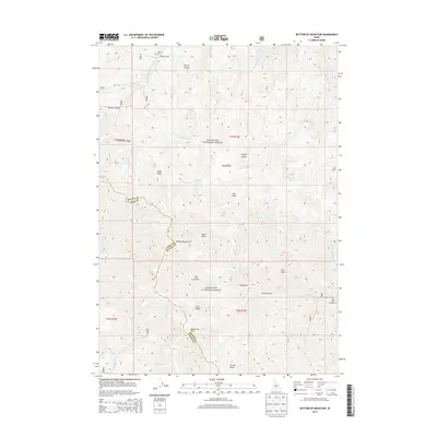 2013 Map of Buttercup Mountain, 2013 Print
