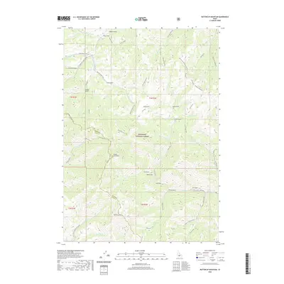 2020 Map of Buttercup Mountain, 2020 Print