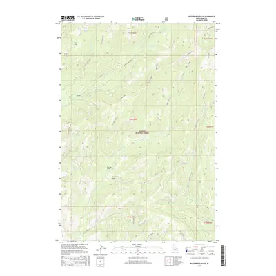 2017 Map of Butterfield Gulch, 2017 Print