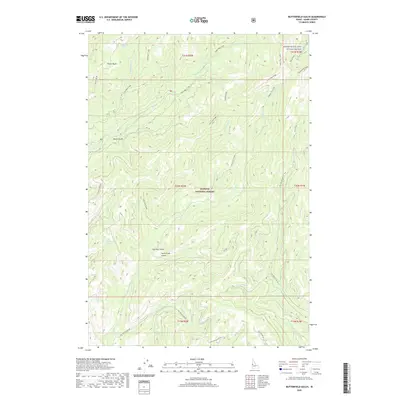 2020 Map of Butterfield Gulch, 2020 Print