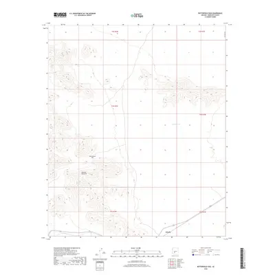 2018 Map of Butterfield Pass, 2018 Print