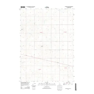 2013 Map of Butterfly Butte, 2013 Print
