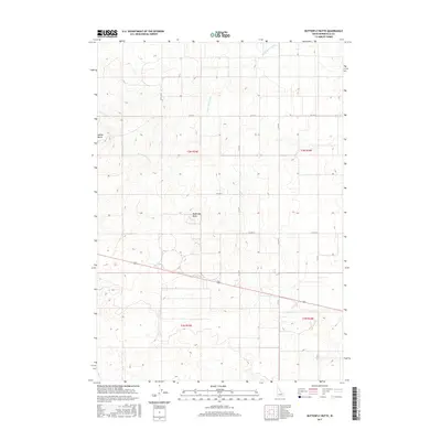 2017 Map of Butterfly Butte, 2017 Print