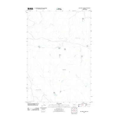 2011 Map of Butterfly Creek, 2011 Print