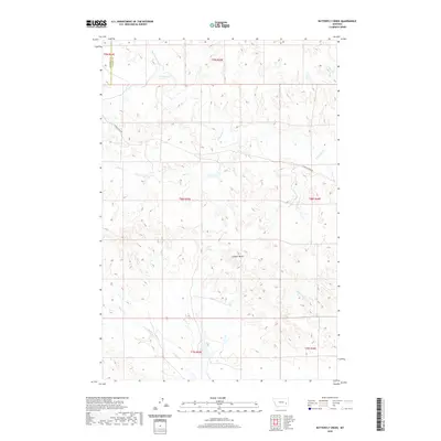2020 Map of Butterfly Creek, 2020 Print