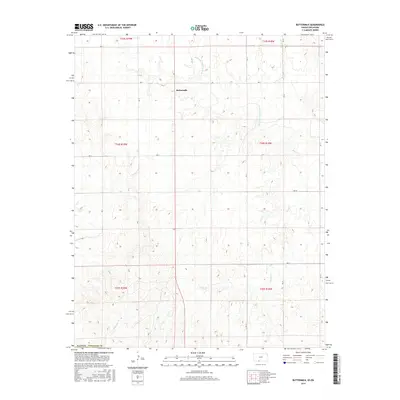 2015 Map of Buttermilk, 2015 Print