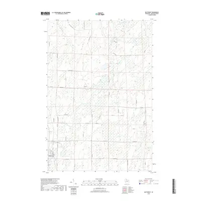 2018 Map of Butternut, 2018 Print