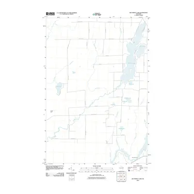 2010 Map of Butternut Lake, 2010 Print