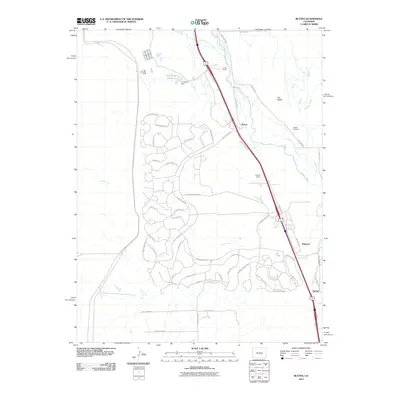 2010 Map of Buttes, 2010 Print