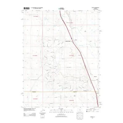 2013 Map of Buttes, 2013 Print
