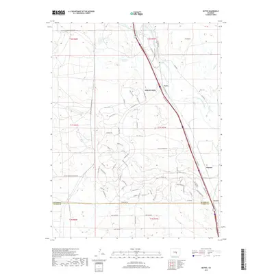 2019 Map of Buttes, 2019 Print