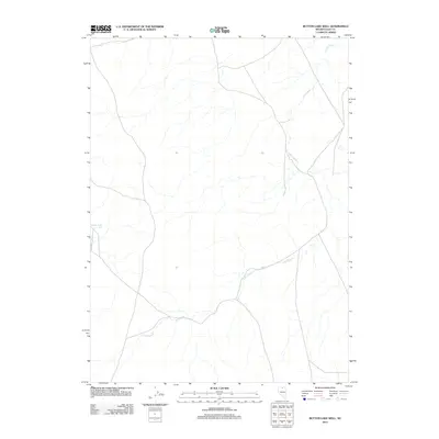 2012 Map of Button Lake Well, 2012 Print