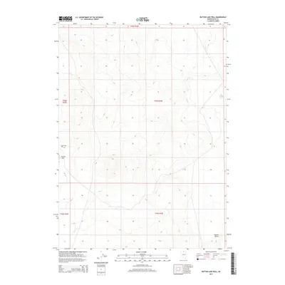 2015 Map of Button Lake Well, 2015 Print