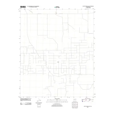 2010 Map of Button Mesa NE, 2010 Print