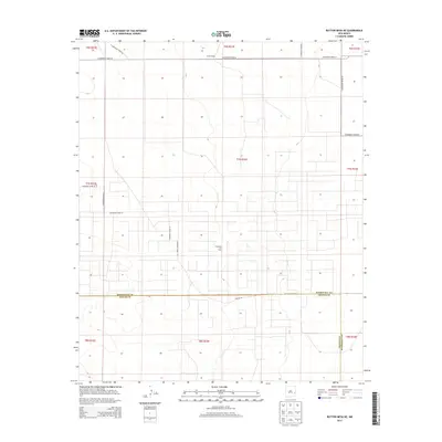 2013 Map of Button Mesa NE, 2013 Print