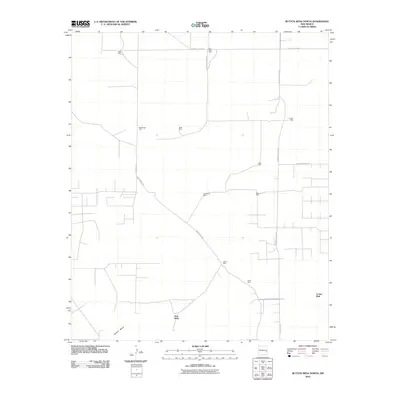 2010 Map of Button Mesa North, 2010 Print