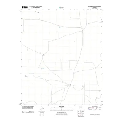 2010 Map of Button Mesa South, 2010 Print