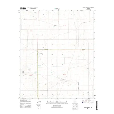 2013 Map of Button Mesa South, 2013 Print