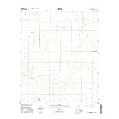 2017 Map of Button Mesa South, 2017 Print