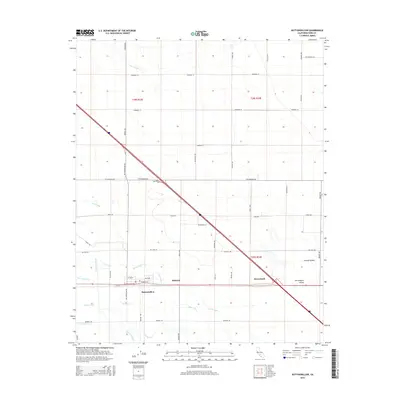 2015 Map of Buttonwillow, 2015 Print