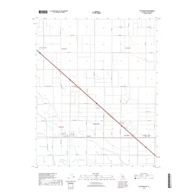 2018 Map of Buttonwillow, 2018 Print