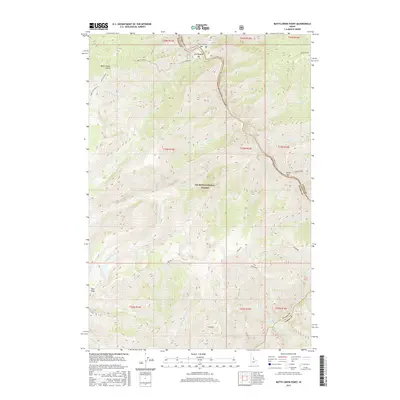 2017 Map of Butts Creek Point, 2017 Print