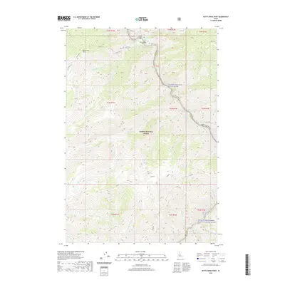 2020 Map of Butts Creek Point, 2020 Print
