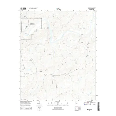 2014 Map of Buttston, 2014 Print