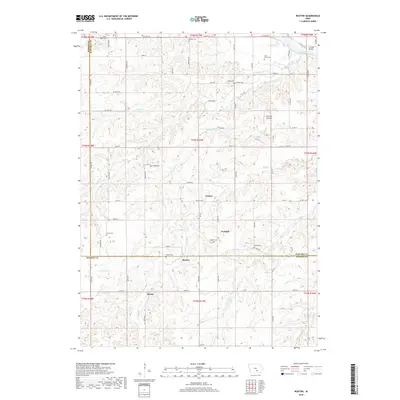 2018 Map of Buxton, 2018 Print