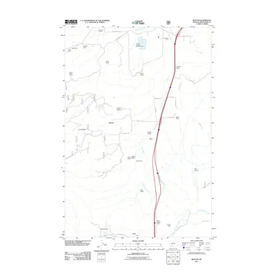 2011 Map of Buxton, 2011 Print